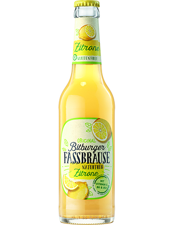 Bitburger Fassbrause naturtrüb Zitrone