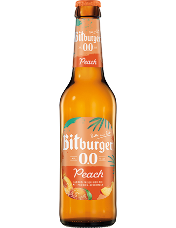 Bitburger 0,0% Peach Alkoholfrei
