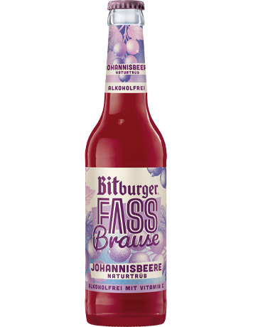 Bitburger Fassbrause Johannisbeere Naturtrüb