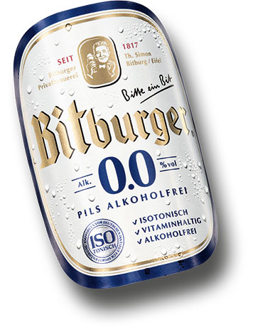 Bitburger 0,0% Pils Alkoholfrei